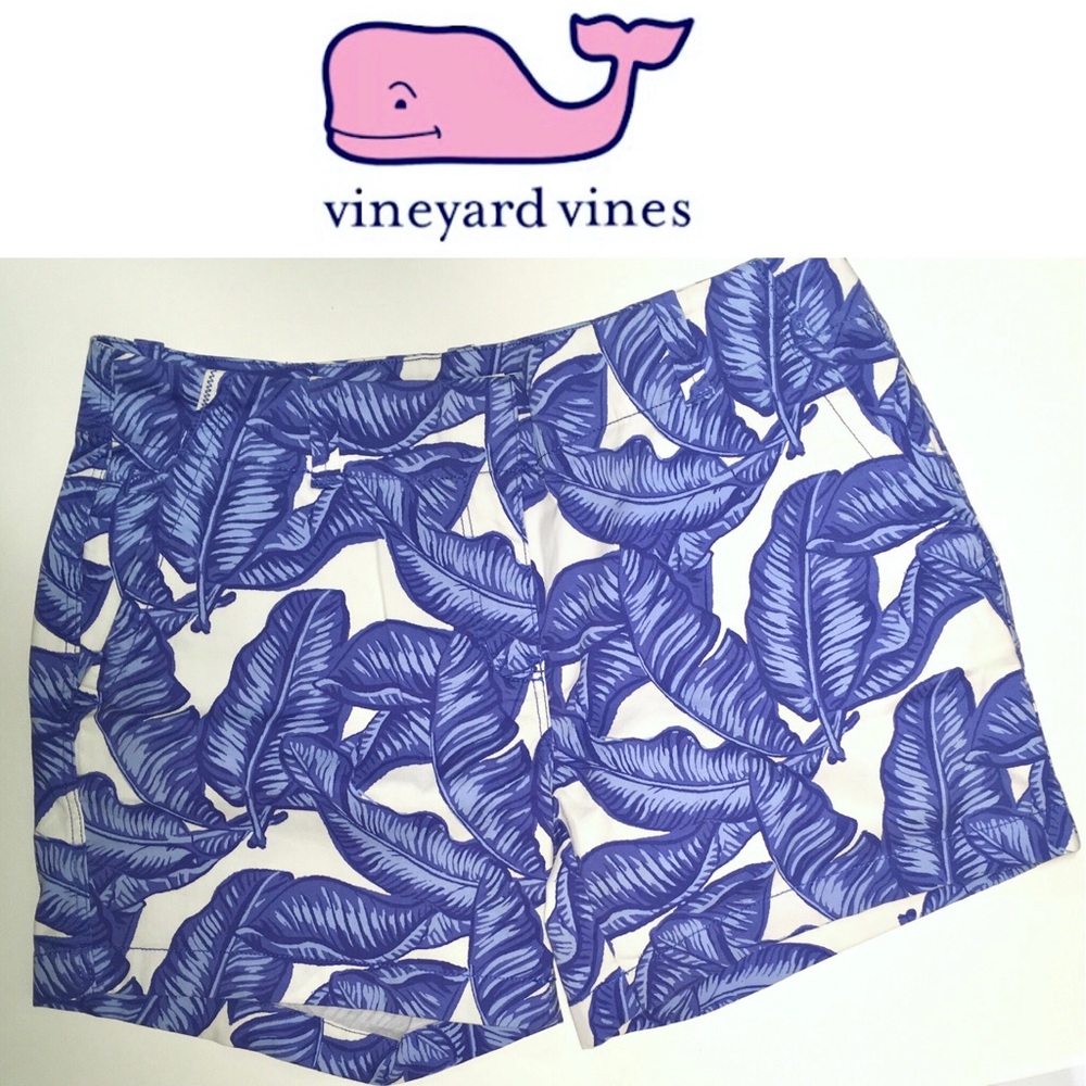 VINEYARD VINES Marlin Banana Leaf shorts